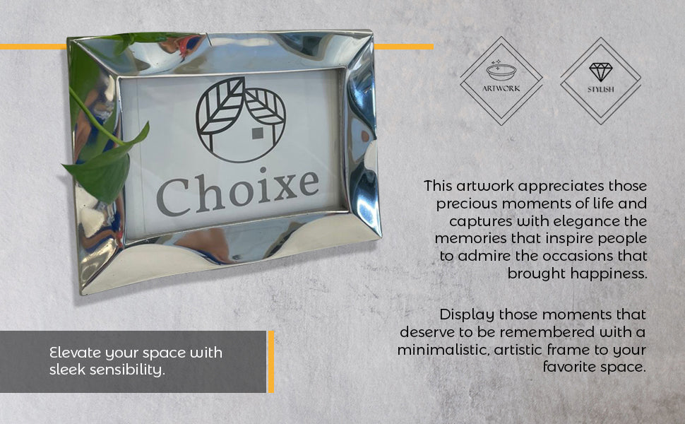 Choixe Minimalist Recycled Aluminum Picture Frame