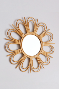 Thumbnail for Radiating Energy Natural Rattan Mirror