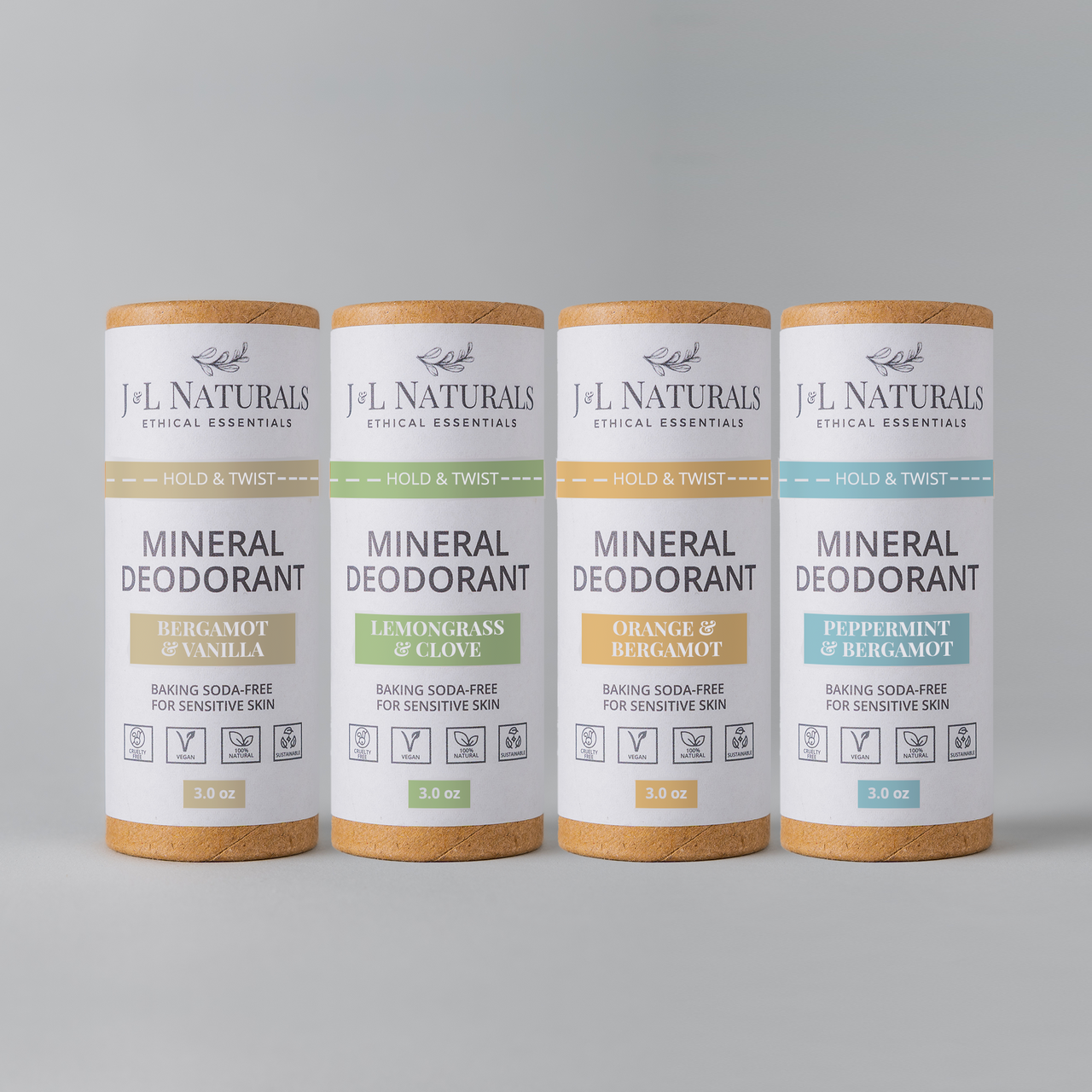 Signature Mineral Deodorant Bundle (4-Pack)