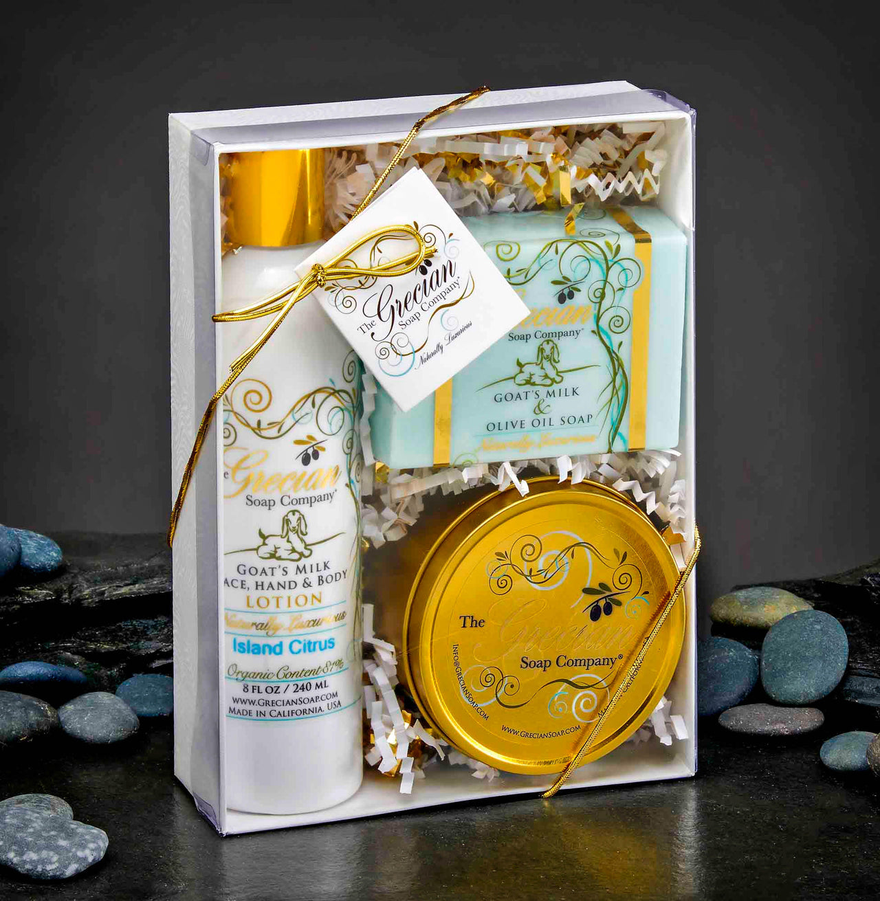 Lotion, Soap and Candle Gift Set-Island Citrus