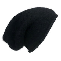 Thumbnail for Black Essential Knit Alpaca Beanie