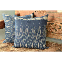 Thumbnail for Indigo Ikat Pillow Cover