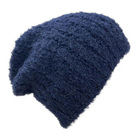 Thumbnail for Navy Loop Knit Alpaca Beanie