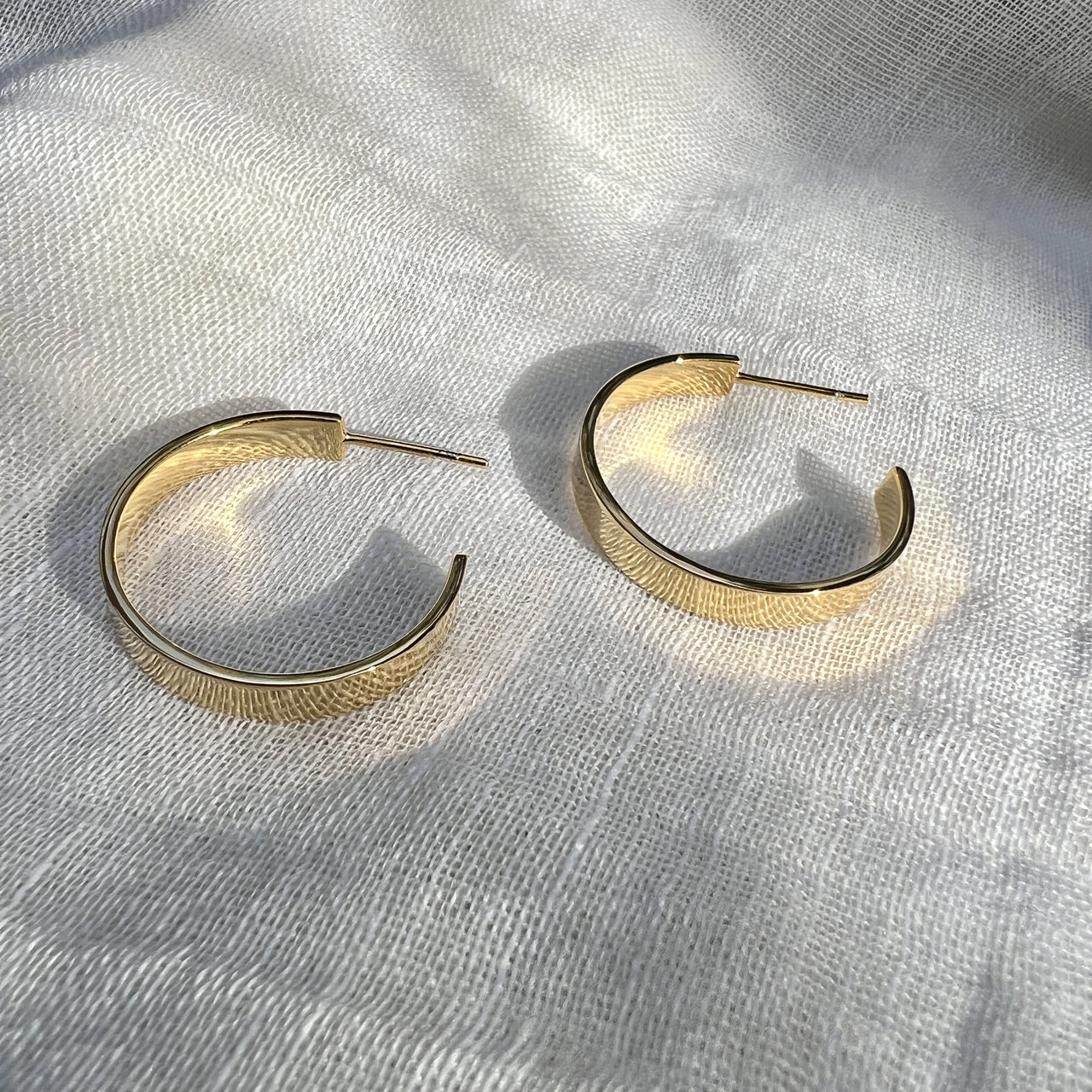 Chunky Bombshell Hoop Earrings