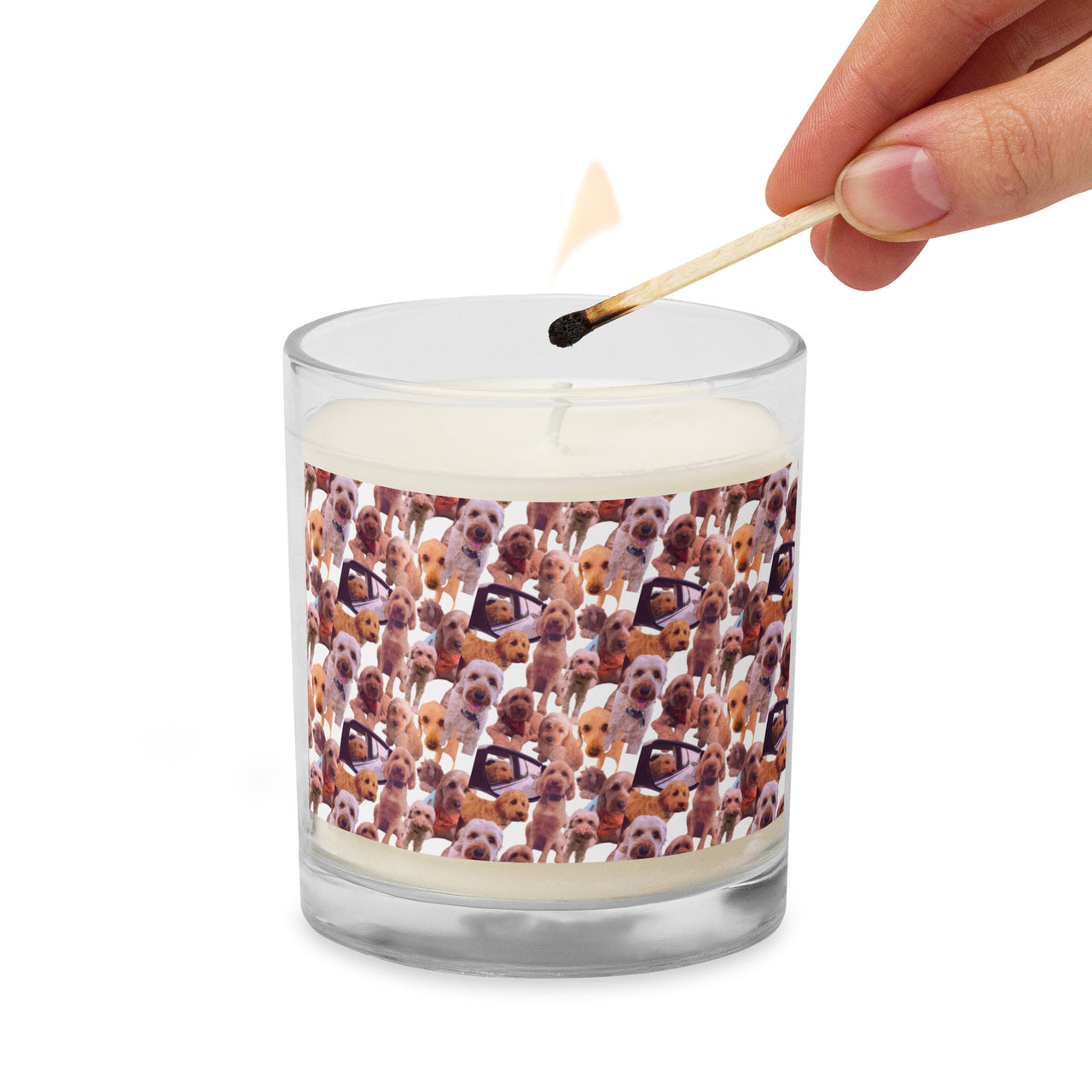 Brit Glass jar soy wax candle