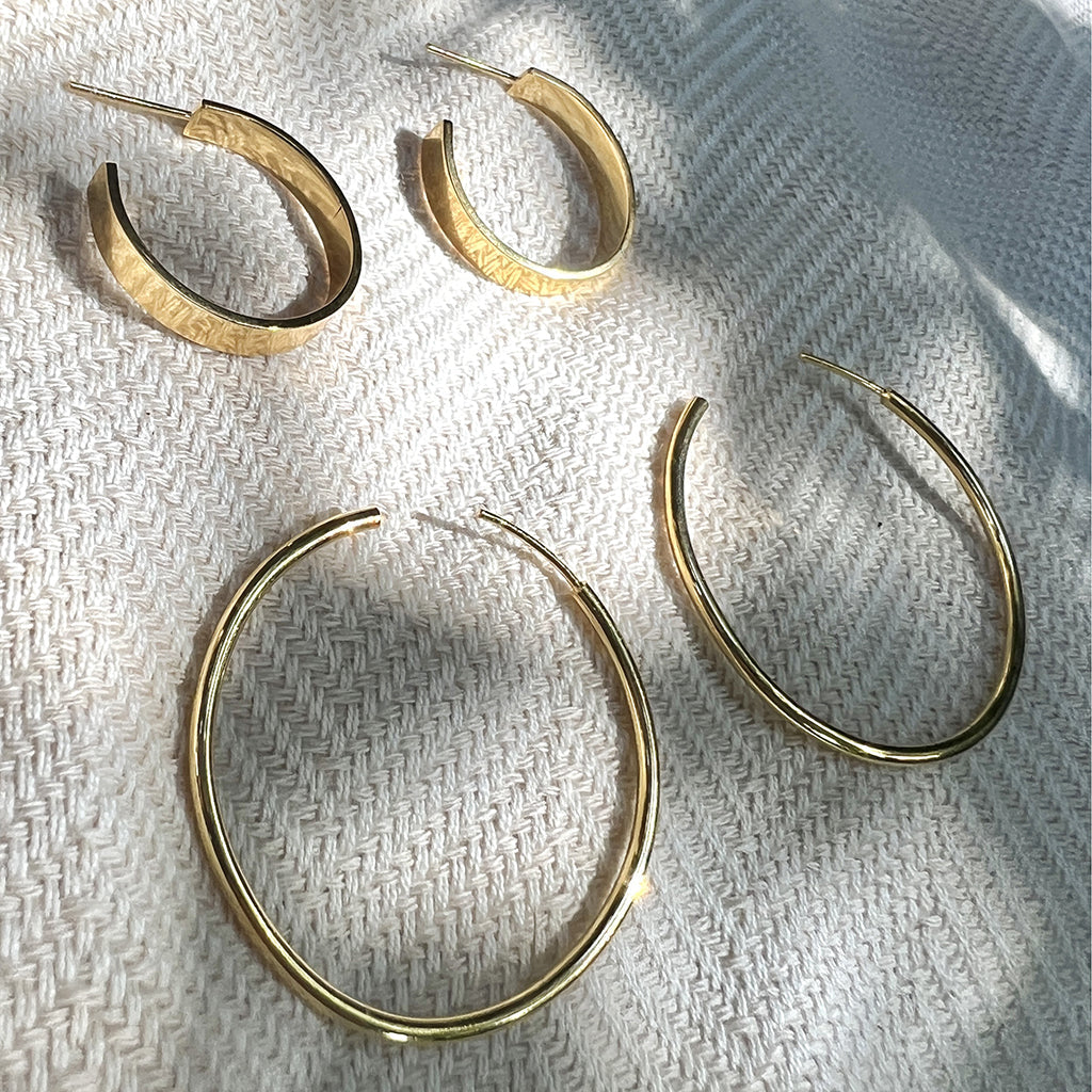 Chunky Bombshell Hoop Earrings