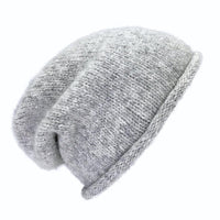 Thumbnail for Gray Essential Knit Alpaca Beanie