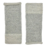 Thumbnail for Gray Interwoven Alpaca Gloves