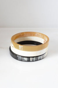 Thumbnail for Tron Buffalo Horn Minimalist Bangle Bracelet (1pc)