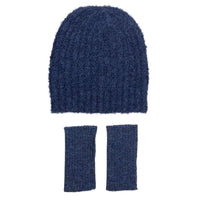 Thumbnail for Navy Loop Knit Alpaca Beanie