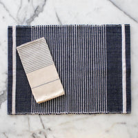 Thumbnail for Handloom Striped Placemat Set